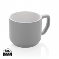 Ceramic modern mug 350ml, grey