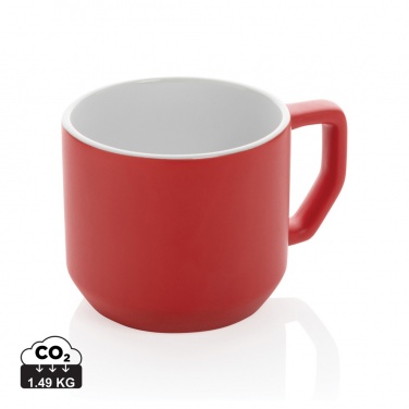 Logo trade promotional item photo of: Ceramic modern mug 350ml