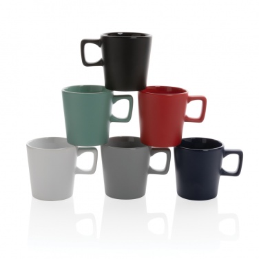 Logo trade promotional gifts image of: Ceramic modern coffee mug 300ml