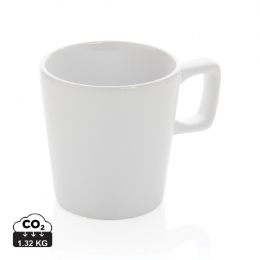 Logotrade promotional product picture of: Ceramic modern coffee mug 300ml