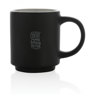 Logo trade corporate gift photo of: Ceramic stackable mug 180ml