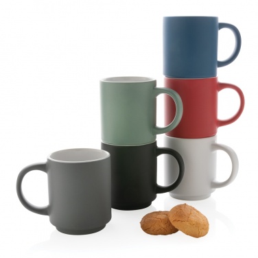 Logo trade promotional items image of: Ceramic stackable mug 180ml