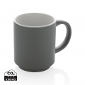 Ceramic stackable mug 180ml, grey