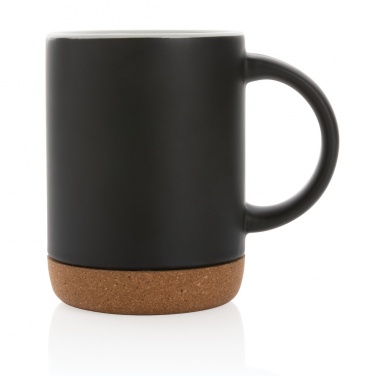 Logo trade promotional merchandise picture of: Ceramic mug with cork base 280ml