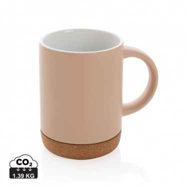 Logotrade promotional items photo of: Ceramic mug with cork base 280ml