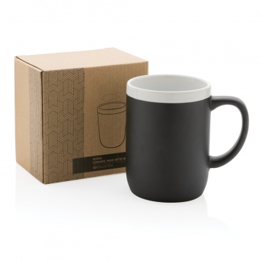 Logotrade corporate gift picture of: Ceramic mug with white rim 300ml