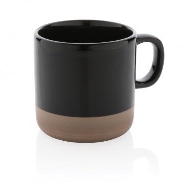 Logo trade business gift photo of: Glazed ceramic mug 360ml