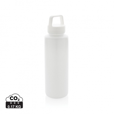 Logo trade promotional gift photo of: RCS certified recycled PP water bottle with handle