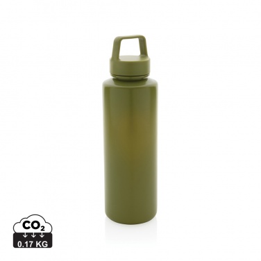 Logo trade promotional gifts picture of: RCS certified recycled PP water bottle with handle