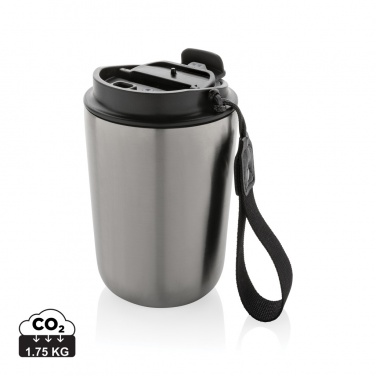 Logotrade promotional products photo of: Cuppa RCS re-steel vacuum tumbler with lanyard