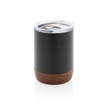 Logo trade corporate gifts picture of: RCS Re-steel cork small vacuum coffee mug