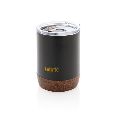 Logo trade corporate gift photo of: RCS Re-steel cork small vacuum coffee mug