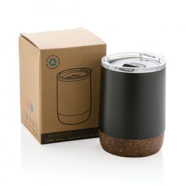 Logotrade promotional item picture of: RCS Re-steel cork small vacuum coffee mug