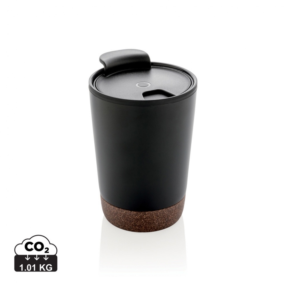 Logo trade advertising product photo of: GRS RPP stainless steel cork coffee tumbler