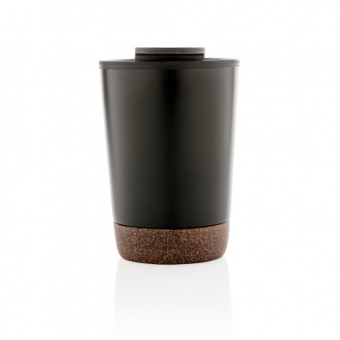 Logo trade promotional giveaways picture of: GRS RPP stainless steel cork coffee tumbler