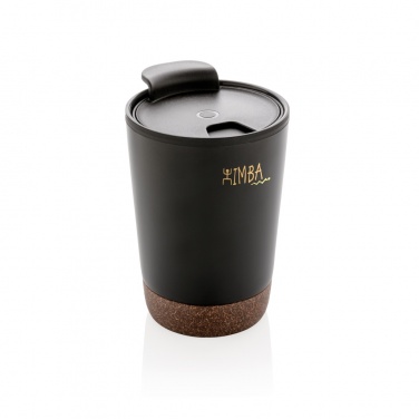 Logotrade business gift image of: GRS RPP stainless steel cork coffee tumbler