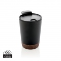 GRS RPP stainless steel cork coffee tumbler, black