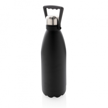 Logotrade advertising product picture of: RCS Recycled stainless steel large vacuum bottle 1.5L