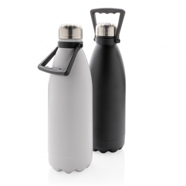 Logotrade promotional gift image of: RCS Recycled stainless steel large vacuum bottle 1.5L