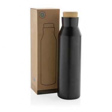 Logotrade promotional product picture of: Gaia RCS certified recycled stainless steel vacuum bottle