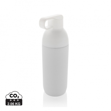 Logo trade promotional products image of: Flow RCS recycled stainless steel vacuum bottle