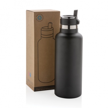 Logo trade business gifts image of: Hydro RCS recycled stainless steel vacuum bottle with spout