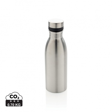 Logotrade promotional product picture of: RCS Recycled stainless steel deluxe water bottle