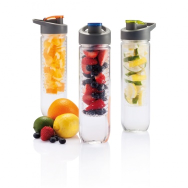 Logo trade advertising products image of: Water bottle with infuser