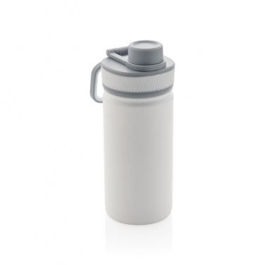 Logo trade corporate gifts image of: Vacuum stainless steel bottle with sports lid 550ml