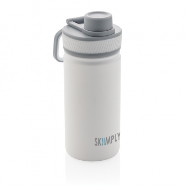 Logotrade promotional merchandise picture of: Vacuum stainless steel bottle with sports lid 550ml