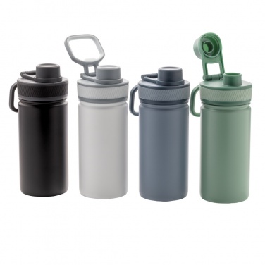 Logo trade promotional merchandise picture of: Vacuum stainless steel bottle with sports lid 550ml