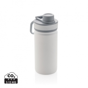 Logo trade promotional product photo of: Vacuum stainless steel bottle with sports lid 550ml