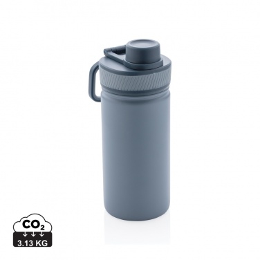 Logotrade advertising product picture of: Vacuum stainless steel bottle with sports lid 550ml