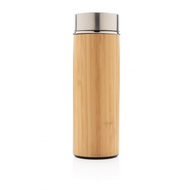 Logotrade corporate gift picture of: Leak proof bamboo vacuum bottle