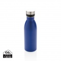 Deluxe stainless steel water bottle, blue