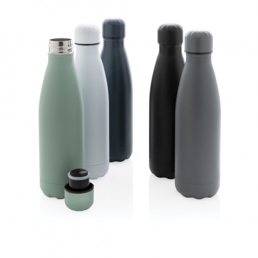 Logotrade promotional item image of: Solid colour vacuum stainless steel bottle 500 ml