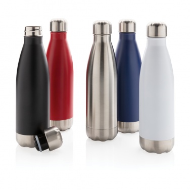 Logo trade promotional merchandise image of: Vacuum insulated stainless steel bottle