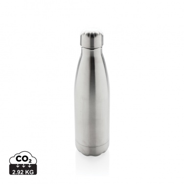 Logo trade business gifts image of: Vacuum insulated stainless steel bottle