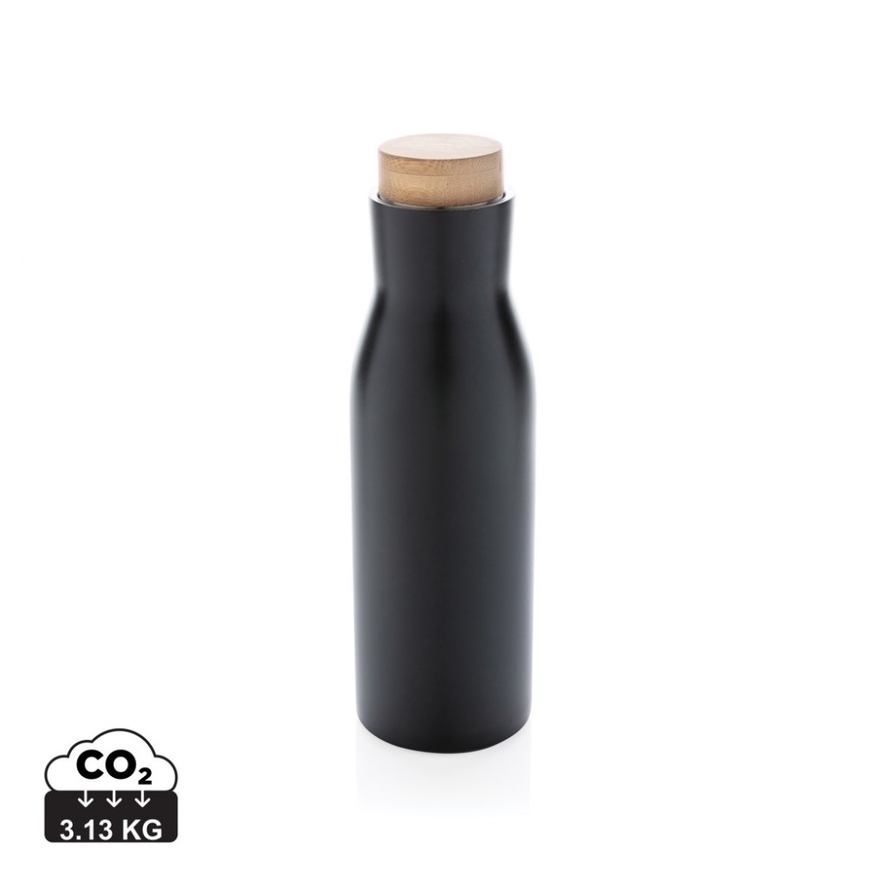 Logo trade promotional item photo of: Clima leakproof vacuum bottle with steel lid