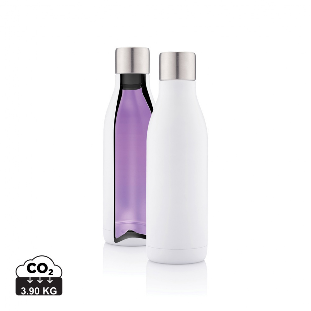 Logo trade promotional products picture of: UV-C steriliser vacuum stainless steel bottle