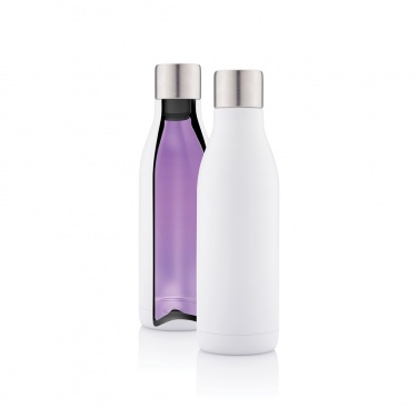 Logo trade promotional giveaways image of: UV-C steriliser vacuum stainless steel bottle