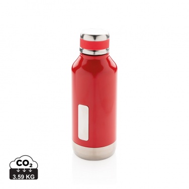 Logotrade corporate gift image of: Leak proof vacuum bottle with logo plate