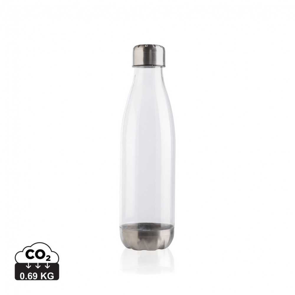 Logo trade promotional products image of: Leakproof water bottle with stainless steel lid