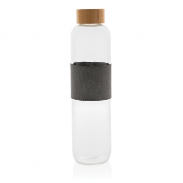 Logo trade corporate gifts picture of: Impact borosilicate glass bottle with bamboo lid