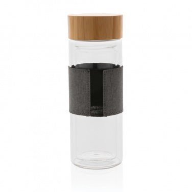 Logotrade promotional merchandise picture of: Impact double wall borosilicate glass bottle