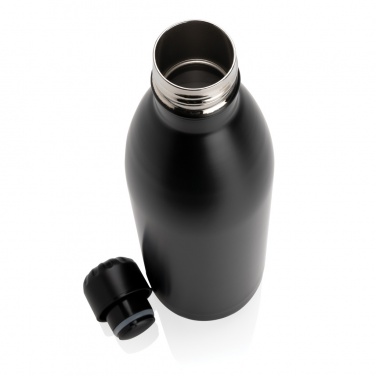 Logo trade promotional products image of: Solid colour vacuum stainless steel bottle 1L