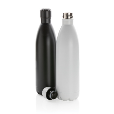 Logo trade promotional products image of: Solid colour vacuum stainless steel bottle 1L