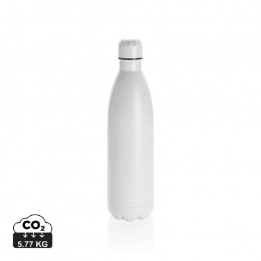 Logotrade promotional giveaway picture of: Solid colour vacuum stainless steel bottle 1L