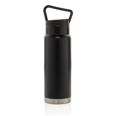 Logo trade promotional gifts image of: Leakproof vacuum on-the-go bottle with handle