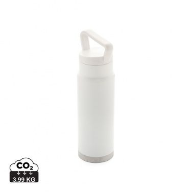 Logo trade promotional products image of: Leakproof vacuum on-the-go bottle with handle